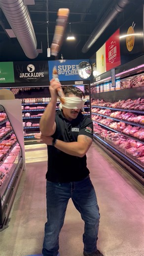 Tim, our store manager at Mermaid Beach is a man of many talents - when our talent quest rolled around late last year, he reached into his bag of tricks and pulled out a brand new talent of his we have never seen before, and boy were we impressed 🤩 We are excited to present to you: 💪 Blind Fury 🌭 Make sure you visit Tim at Mermaid Beach before he starts his Vegas residency in 2025 😎 | Super Butcher