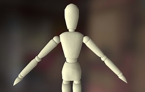 Mannequin - 3D model by JimmyWidlund