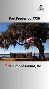 Fort Frederica, St. Simons Island dates to 1736. At one time the fort and settlement had a population of nearly 1,000! After the British regiment disbanded in 1749, much of the population moved away. Fort Frederica National Monument is a must-see while visiting St. Simons Island! #georgia #goldenisles #stsimonsisland #fort #architecture #exploregeorgia #georgiahistory | The Georgia Trust for Historic Preservation