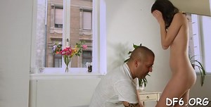 Young virgin shows her pink jizm-hole for the web camera