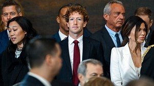 Mark Zuckerberg serenades wife in Benson Boone’s Grammys jumpsuit
