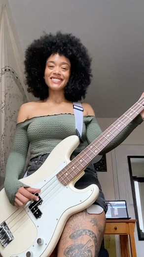 APRIL KAE 🦋 | 💖 Hi Barbie Girl! 💖 Girly girls, this is dedicated to you. 🙏🏿 Guess the age I first played bass? Prepare for a shocker. 🌸 One day, we’re... | Instagram