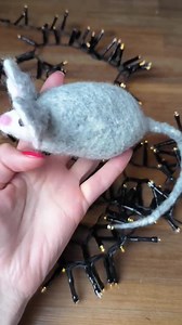 Cute Felt Mouse – Handmade in Wet Felting Technique - Etsy