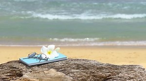 Video Stok Glasses Notebooks Plumeria Flowers Placed On (100% Tanpa Royalti) 28518733 | Shutterstock
