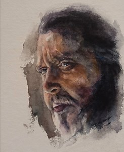 Mithun Chakraborty ❤️ Watercolor Painting | Sarkar Art