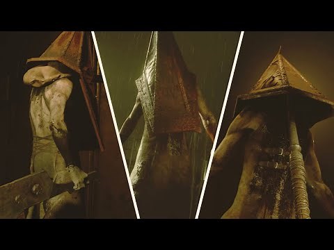 ALL PYRAMID HEAD ENCOUNTERS, FIGHTS & CUTSCENES | Silent Hill 2 Remake
