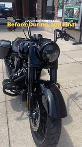 2023 Road King Special is done and in the books. From a 114 to a 135, from black to gold, from naked to FXR fairing, from the ashes rises the phoenix… looking for any feedback… #klockwerks #caliraisedmoto #arlenness #harleydavidson #thundermaxefi #barnettclutches #ohlins #custombike #harleybagger #custompaintjob #thrashinsupply #roadkingnation #roadkingmafia #roadkingcustom #motorcyclelife #motorcyclemafia #harleytouring #2lanelife #fxrmoto #tmanperformance #starracingperformance #traskperforman
