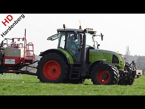 Claas Ares 697 ATZ | Pleizier & Timmer | Spraying the grassland | Barneveld