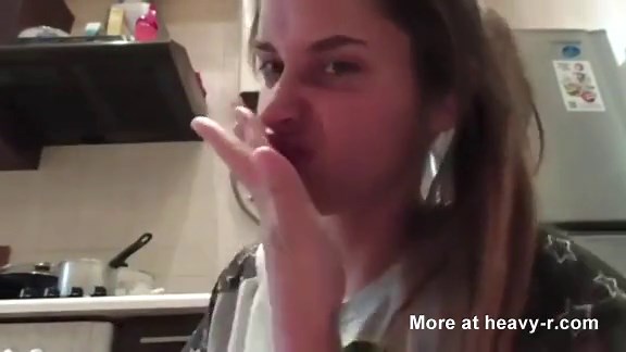Filthy Girl Fingering Her Butthole