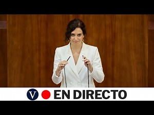 DIRECTO: Sesión de investidura de Isabel Díaz Ayuso en la Asamblea de Madrid