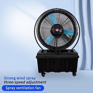 [Hot Item] Misting Electric Fan Humidification Fogging Commercial Outdoor Cooling Water Spray Fan