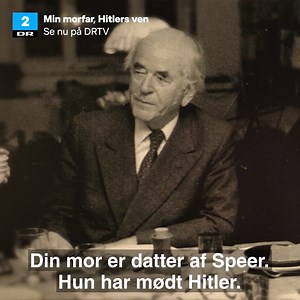 Hvordan ville du have det, hvis din morfar var Hitlers ven? Det forsøger Adam Holm at få svar på, når han møder Moritz Schramm, barnebarn af Albert Speer, Hitlers hof-arkitekt, personlige ven og rustningsminister under 2. verdenskrig. | DR2