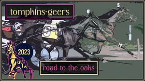 Railee Something looks like a Hambo Oaks player after making it five wins from seven seasonal tries after taking the first of two $41,650 divisions of the T-G for 3-year-old trotting fillies for Gingras and Burke in 1:52. Blonde Bombshell, another with Oaks aspirations, took the other female split -by a neck in 1:53.2 for Dave Miller and Nifty Norman. | Hambletonian Society