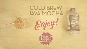 Energize your morning with our refreshing Cold Brew Java Mocha. It has a flavorful blend of rich Promised Land Dairy Midnight Chocolate Milk and easy-to-make cold brew coffee. http://bit.ly/2e6fEuh | Promised Land Dairy