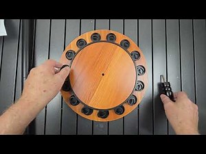 15-Rod Rotating Fishing Rod Rack – Space-Saving Gear Organiser