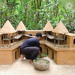 Building a Guinea Pig paradise from wood & mud! | MetDaan Beauty