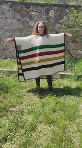 Wool Point Blanket Vest: Hudson Bay Gilet, Shawl Collar Vest - Etsy