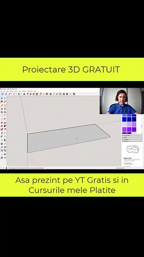 Proiectare 3D gratuita cu ajutorul programului Sketchup, găsești pe yt Constantin Barbu o serie de tutoriale gratuite. De asemenea am s-o cursuri plătite despre lumea mobilei, cum se face mobila personalizata și mobila pe comanda diy, dar și cum se face un dressing cuvusi glisante curs online #constantinbarbu #proiectare3D #cursmobiladiy #curstamplarie | OneMob.ro