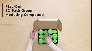 Play-Doh Bulk 12-Pack of Green Non-Toxic Modeling Compound, 4-Ounce Cans