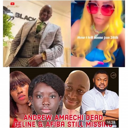 Celine & Afiba Are Not HOOKUP GIRLS’ - Harrison Gwanminish Retract Claims 4 Missing Girls/Full Story On April 27th, 2024, reports circulated about two missing girls, Celine and Afiba. At the time, the suspect, Andrew Amechi, a 52-year-old British-born Nigerian former gas engineer, was arrested but refused to confess to the whereabouts of the two friends. Netizens, kindly CLICK THE LINK on our bio @africanglitz to watch the full VIDEO 🙌🏻🫶🏾🙌🏿 Afiba, who people later discovered was married, w