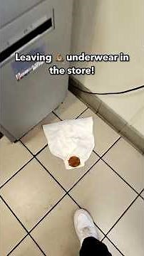 Leaving Poop Underwear In The Store! #prank #funny #viral