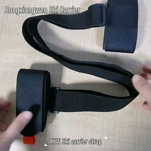 Outdoor Skiing Accessories Adjustable Ski Pole Carrier Strap Shoulder Carrier Snow Board Carry Strap