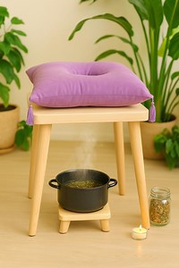 Yoni Steam Stool – Wooden Vaginal Steaming Seat – Feminine Self-care Ritual Chair - Etsy