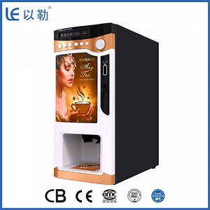 [Hot Item] Coin Operated Table Top Hot Coffee Vending Machine Le303V