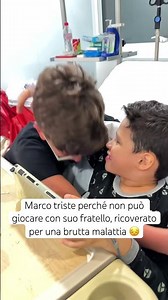 Marco is sad for his brother 😔 #healing #cure #treatments #cancer #brothers #bond #therapy #love