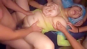 BBW Japanese Gangbanged Multiple Creampie
