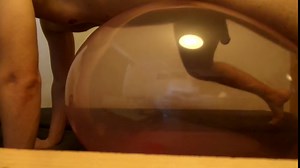 balloon fuck and cum