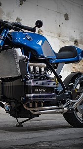 Highly customized BMW K100 cafe racer, nicknamed "Top Gun". Created by Jerem Motorcycles. #BMWK100 #BMWK100CafeRacer #K100CafeRacer #CafeRacer #CafeRacerCulture #CustomBMW #BMWMotorrad | Modified Moto