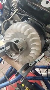 TEST FITTING THE ELECTRIC START ON MY 196CC MOTORIZED SCHWINN MERIDIAN