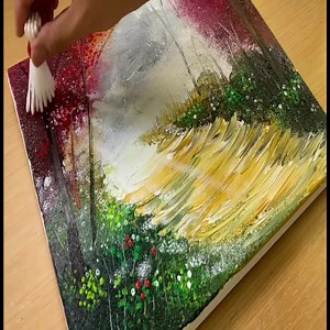 19 reactions | Sponge Painting Technique for Beginners / Acrylic Painting | Painting | Facebook