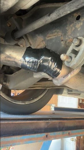 Electrical tape on your exhaust? #automotive #exhaust