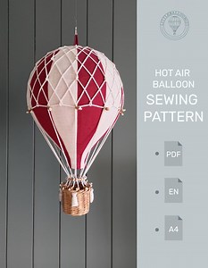 Hot Air Balloon Sewing Pattern PDF • DIY Nursery Decor • Baby Shower Decoration • Balloon Basket Weaving Tutorial - Etsy Canada
