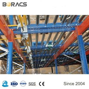 [Hot Item] Factory Warehouse Storage Equipment Steel Structure Racking Gravity Roller Live Racking with International Certificate