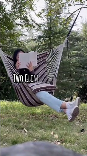 Comfortable Hammock Chair Swing #outdooradventure #relaxing #calming