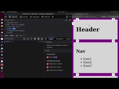 CSS Grid Layout Example