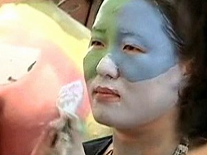 Mud for everyone at South Korean festival