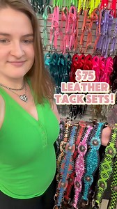 Leather Tack Sets for just $75 today only! #hotheadstalls #horses #horsetack #tack #equine #equestrian #rodeo #barrelrace #barrelracing #western #horseriding #pony #ponies #horse | Hot Headstalls
