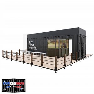 [Hot Item] Customized Container Bar with Reliable Quality Cafe Container House Prefab Restaurant