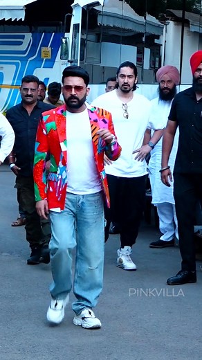 6.3K views · 18 reactions | #kapilsharma was clicked in a funky orange jacket on the sets of The Kapil Sharma Show | PinkVilla | Facebook