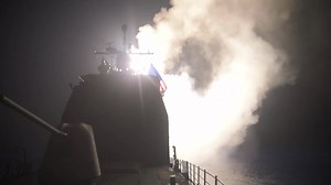 USS Monterey (CG 61) Tomahawk Launch April 14, 2018