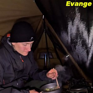 Fishing bushcraft off grid camping by a remote stream | Evange