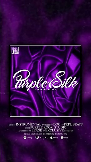 FREE sexy Doja Cat x Tinashe x Trapsoul type beat "PURPLE SILK" R&B / Hip Hop / Slow Jam
