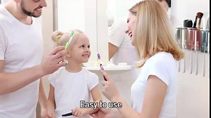 iHave Toothbrush Holder Wall Mounted and Toothpaste Dispenser for Bathroom