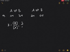 SOLVED:There is only one value of the equilibrium constant for a particular system at a particular temperature, but there are an infinite number of equilibrium positions. Explain.