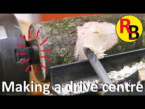 Making a drive center for on the wood lathe