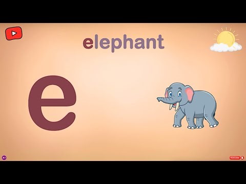 Tracing & Phonics Letter e | Lowercase Alphabet | Explore the World of Learning